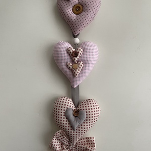 Lakásdekoráció szivecskékkel  - otthon & életmód - dekoráció - ajtó- és ablak dekoráció - ajtódísz & kopogtató - Meska.hu