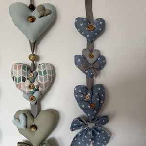 Lakásdekor szivecskékkel - otthon & életmód - dekoráció - ajtó- és ablak dekoráció - ajtódísz & kopogtató - Meska.hu