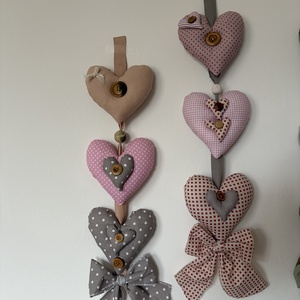 Lakásdekorációk szivecskékkel - otthon & életmód - dekoráció - ajtó- és ablak dekoráció - ajtódísz & kopogtató - Meska.hu