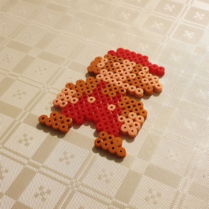 SUPER MARIO BROS. főhős figurák klasszikus színekkel vasalható gyöngyből - karácsony - karácsonyi lakásdekoráció - karácsonyfadíszek - Meska.hu