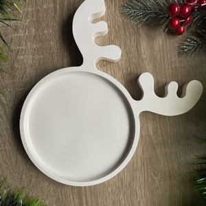 Szarvas tálka - karácsony - karácsonyi lakásdekoráció - ünnepi asztaldekoráció - Meska.hu