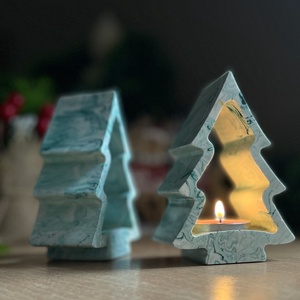 Fenyő mécsestartó - karácsony - karácsonyi lakásdekoráció - karácsonyi lakásdíszek - Meska.hu