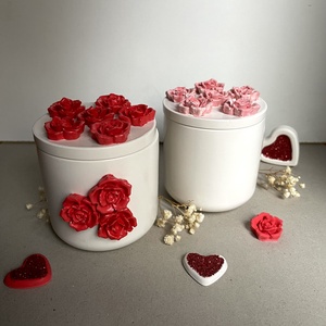 Rózsás ékszertartó  - Meska.hu