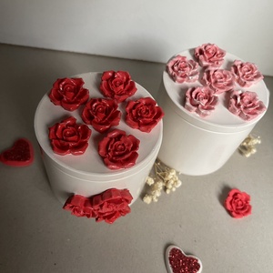 Rózsás ékszertartó  - ékszer - ékszertartó - ékszerdoboz - Meska.hu