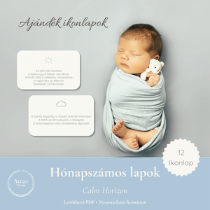 Hónapszámos lapok csomag  Calm Horizon   Letölthető PDF  Amae Visuals - művészet - grafika & illusztráció - digitális - Meska.hu