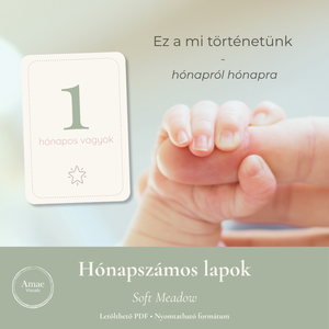Hónapszámos lapok csomag  Soft Meadow  Letölthető PDF  Amae Visuals, Művészet, Grafika & Illusztráció, Digitális, Fotó, grafika, rajz, illusztráció, MESKA