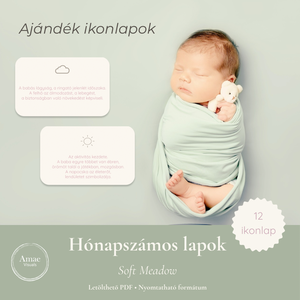 Hónapszámos lapok csomag  Soft Meadow  Letölthető PDF  Amae Visuals - művészet - grafika & illusztráció - digitális - Meska.hu