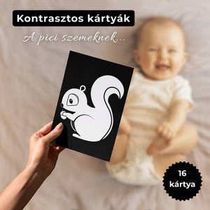 Kontrasztos babakártya csomag (PDF)  Amae Visuals, Művészet, Grafika & Illusztráció, Digitális, Fotó, grafika, rajz, illusztráció, MESKA