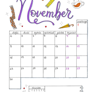 2026 nyomtatható naptár pdf - otthon & életmód - papír, írószer - naptár & tervező - Meska.hu 2026 nyomtatható naptár pdf - otthon & életmód - papír, írószer - naptár & tervező - Meska.hu