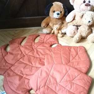 Levélszőnyeg filodendron terrakotta 3 részes - Meska.hu