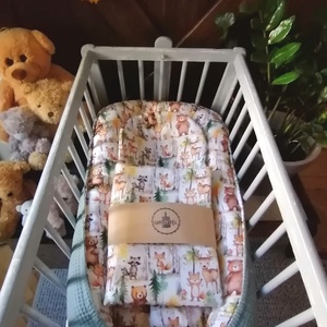 Erdei mintás 5 részes babafészek - Meska.hu