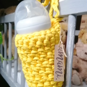 Cumisüveg tartó kiságyra, Otthon & Életmód, Tárolás & Rendszerezés, Íróasztali tároló, Horgolás, MESKA