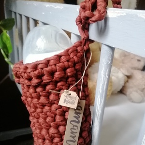 Cumisüveg tartó kiságyra felköthető, Otthon & Életmód, Babaszoba, gyerekszoba, Játéktároló, Horgolás, MESKA