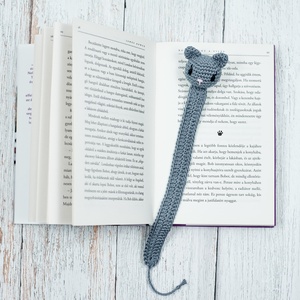 Horgolt CICA, MACI, NYUSZI könyvjelző  - könyv & zene - könyvjelző - Meska.hu