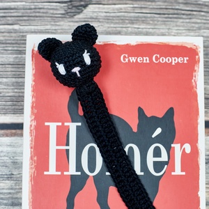 Horgolt CICA, MACI, NYUSZI könyvjelző  - könyv & zene - könyvjelző - Meska.hu