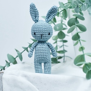 ZsebAmara - horgolt MINI nyuszi, marokállatka (bármilyen színben), Játék & Sport, Plüssállat & Játékfigura, Nyuszi, Horgolás, Hímzés, MESKA