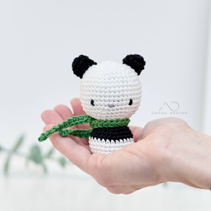 KÉSZTERMÉK -  ZsebAmara - horgolt panda maci, marokfigura - játék & sport - plüssállat & játékfigura - maci - Meska.hu