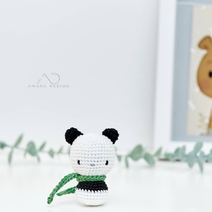 KÉSZTERMÉK -  ZsebAmara - horgolt panda maci, marokfigura - játék & sport - plüssállat & játékfigura - maci - Meska.hu
