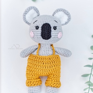 LOLA - horgolt koala - játék & sport - plüssállat & játékfigura - más figura - Meska.hu