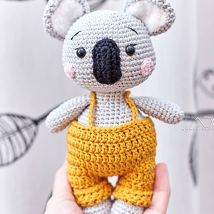 LOLA - horgolt koala - játék & sport - plüssállat & játékfigura - más figura - Meska.hu