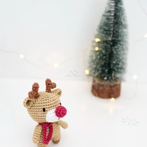 ZsebAmara - horgolt MINI rénszarvas, marokállatka - Meska.hu