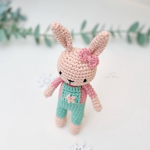 ZsebAmara - horgolt MINI nyuszi, marokállatka - játék & sport - plüssállat & játékfigura - nyuszi - Meska.hu