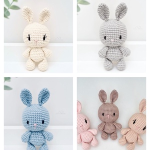 ZsebAmara MINI nyuszis babaköszöntő szett - játék & sport - plüssállat & játékfigura - nyuszi - Meska.hu