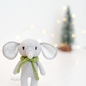 ZsebAmara - horgolt elefánt marokfigura , Játék & Sport, Plüssállat & Játékfigura, Elefánt, Horgolás, Hímzés, MESKA