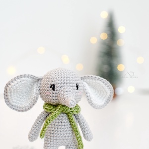 ZsebAmara - horgolt elefánt marokfigura  - játék & sport - plüssállat & játékfigura - elefánt - Meska.hu