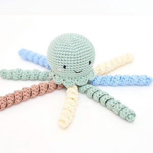 Horgolt KIS rezeda polip - Meska.hu