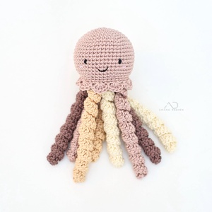 Horgolt KIS barna polip - játék & sport - babalátogató ajándékcsomag - Meska.hu