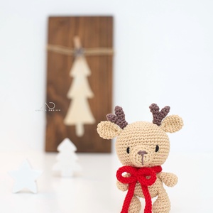 ZsebAmara - horgolt MINI rénszarvas, marokállatka - Meska.hu