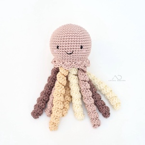 Horgolt KIS barna polip, Baba - mama, Babalátogató ajándékcsomag, Horgolás, Hímzés, MESKA