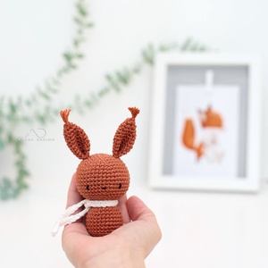 ZsebAmara - horgolt mókus, marokfigura - játék & sport - plüssállat & játékfigura - róka - Meska.hu