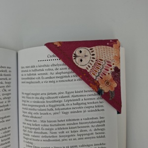 Könyvjelző - bagoly - Meska.hu