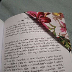 Könyvjelző - virágos , Könyv & Zene, Könyvjelző, Varrás, MESKA