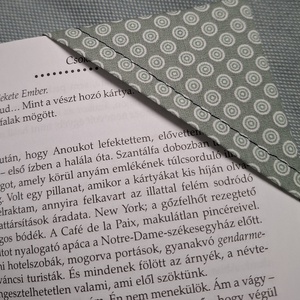 Könyvjelző - zöld , Könyv & Zene, Könyvjelző, Varrás, MESKA