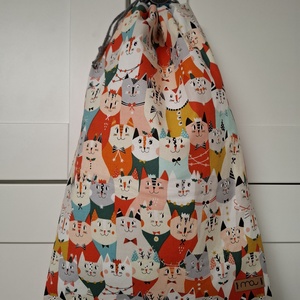 Mikulás zsák - uzsonnás tasak prémium minőségi anyagból, Táska & Tok, Bevásárlás & Shopper táska, Kenyeres zsák, Varrás, MESKA