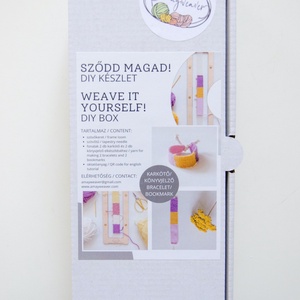 Sződd magad! DIY készlet - Karkötő és könyvjelző - diy (csináld magad) - egységcsomag - Meska.hu
