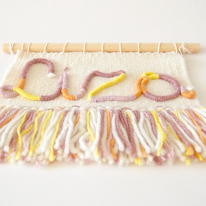 Egyedi név - szövött falidísz - otthon & életmód - dekoráció - fali és függő dekoráció - betű & név - Meska.hu Egyedi név - szövött falidísz - otthon & életmód - dekoráció - fali és függő dekoráció - betű & név - Meska.hu