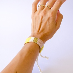 Szövött karkötő - ékszer - karkötő - fonott karkötő - Meska.hu