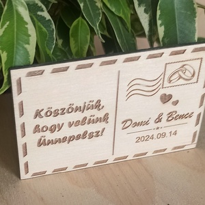 Esküvői köszönetajándék mágnes, Esküvő, Emlék & Ajándék, Köszönőajándék, , MESKA