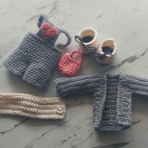 Luca baba ( amigurumi baba)  - játék & sport - baba & babaház - öltöztethető baba - Meska.hu