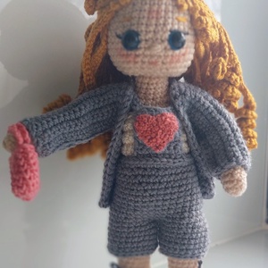 Luca baba ( amigurumi baba)  - játék & sport - baba & babaház - öltöztethető baba - Meska.hu
