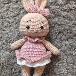 Horgolt ballerina nyuszi - Meska.hu
