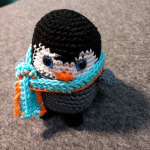 Amigurumi pingvin - játék & sport - plüssállat & játékfigura - más figura - Meska.hu