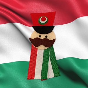 Egyedi huszáros kokárda március 15-re - ékszer - kitűző és bross - kitűző - Meska.hu
