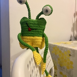 Amigurumi horgolt béka figura - játék & sport - plüssállat & játékfigura - más figura - Meska.hu