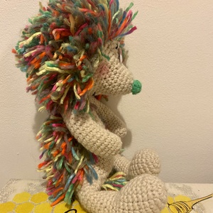 Horgolt amigurumi süni figura - játék & sport - plüssállat & játékfigura - süni - Meska.hu