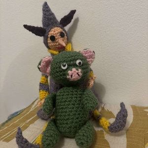 Horgolt amigurumi Mazsola és Táde figura, Játék & Sport, Plüssállat & Játékfigura, Más figura, Horgolás, MESKA